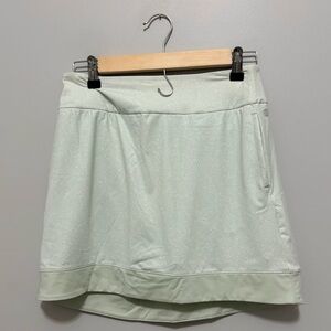 Adidas Light Mint Green Athleisure Performance Activewear Golf Pickleball Skort